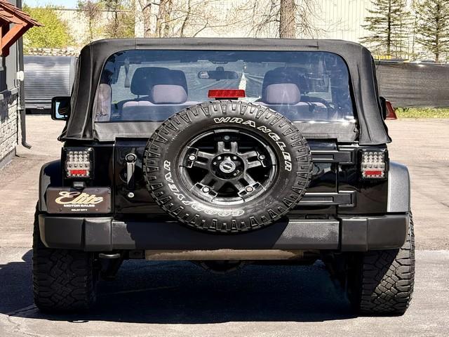 2017 BLACK JEEP WRANGLER (1C4AJWAG6HL) with an V6,3.6L(220 CID),DOHC engine, MANUAL transmission, located at 14600 Frazho Road, Warren, MI, 48089, (586) 776-3400, 42.485996, -82.974220- Photo#5