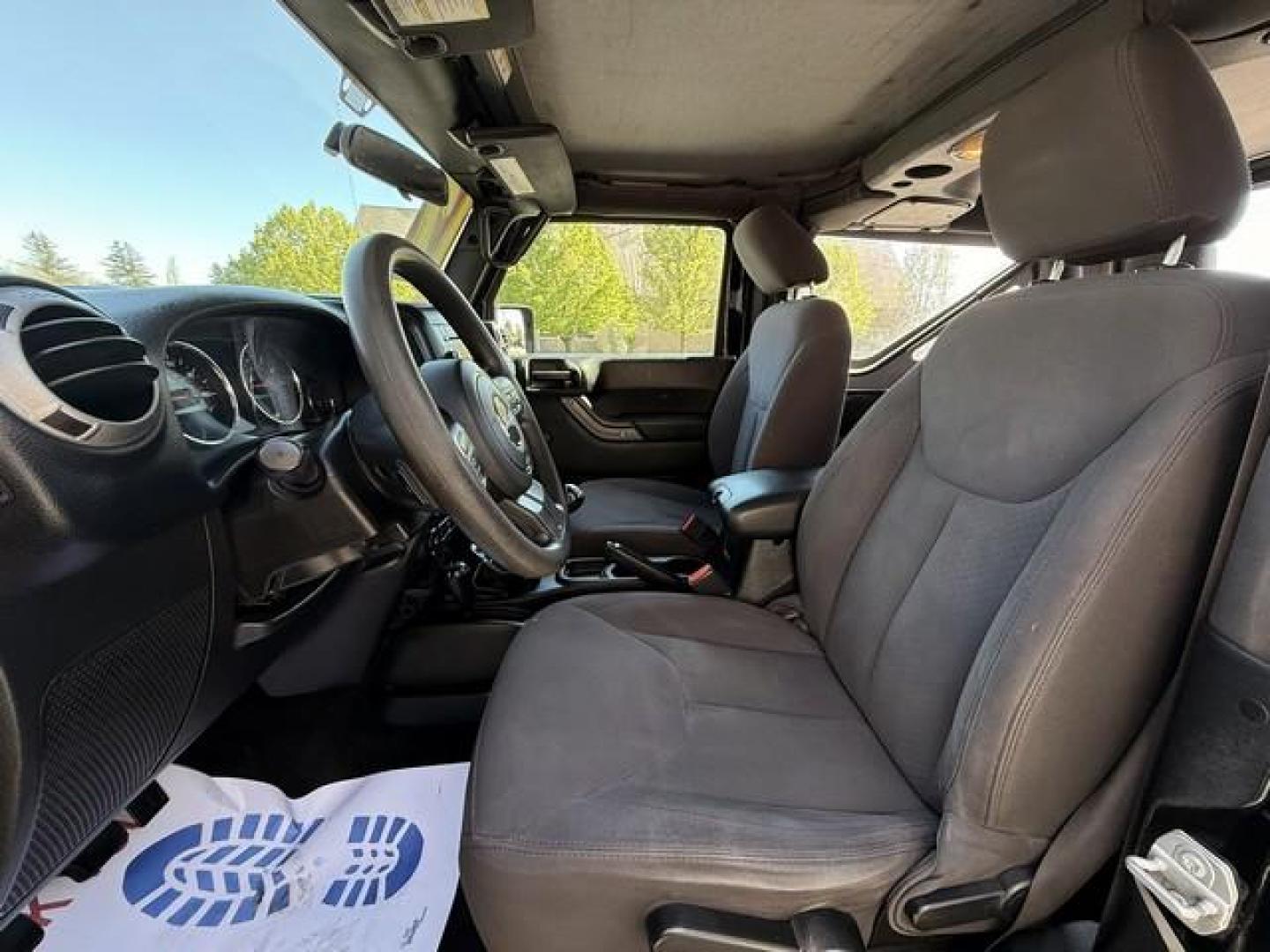 2017 BLACK JEEP WRANGLER (1C4AJWAG6HL) with an V6,3.6L(220 CID),DOHC engine, MANUAL transmission, located at 14600 Frazho Road, Warren, MI, 48089, (586) 776-3400, 42.485996, -82.974220 - Photo#6