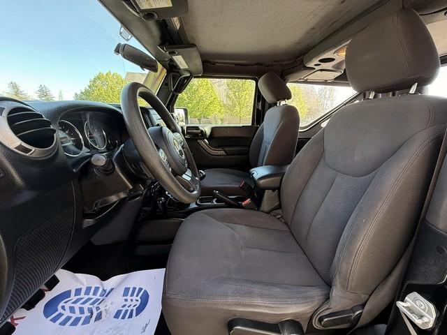 2017 BLACK JEEP WRANGLER (1C4AJWAG6HL) with an V6,3.6L(220 CID),DOHC engine, MANUAL transmission, located at 14600 Frazho Road, Warren, MI, 48089, (586) 776-3400, 42.485996, -82.974220- Photo#6