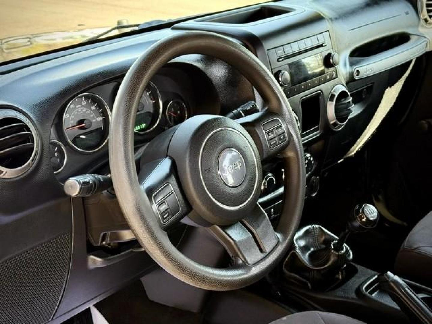2017 BLACK JEEP WRANGLER (1C4AJWAG6HL) with an V6,3.6L(220 CID),DOHC engine, MANUAL transmission, located at 14600 Frazho Road, Warren, MI, 48089, (586) 776-3400, 42.485996, -82.974220 - Photo#7