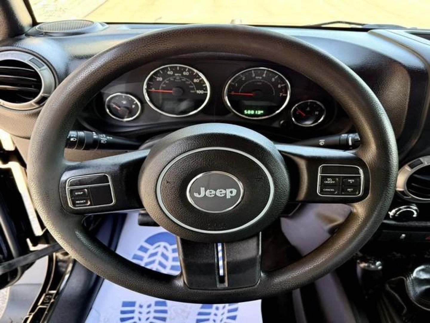 2017 BLACK JEEP WRANGLER (1C4AJWAG6HL) with an V6,3.6L(220 CID),DOHC engine, MANUAL transmission, located at 14600 Frazho Road, Warren, MI, 48089, (586) 776-3400, 42.485996, -82.974220 - Photo#8