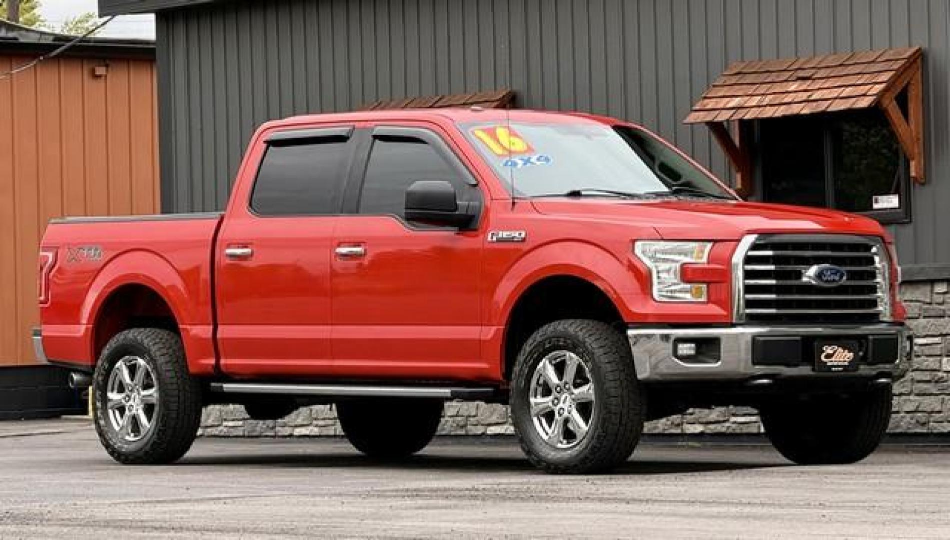 2016 RUBY RED FORD F-150 (1FTEW1EF0GF) with an V8,5.0L(302 CID),DOHC engine, AUTOMATIC transmission, located at 14600 Frazho Road, Warren, MI, 48089, (586) 776-3400, 42.485996, -82.974220 - Photo#2