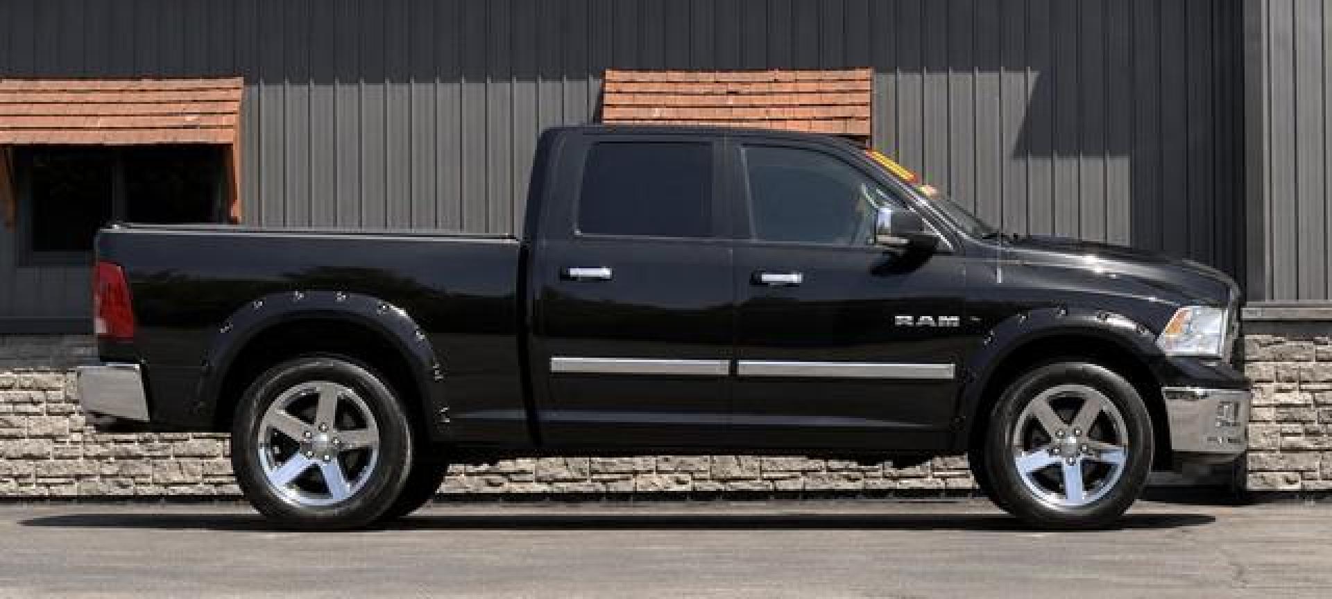 2010 BLACK DODGE RAM 1500 (1D7RV1GTXAS) with an V8,5.7L(345 CID),OHV engine, AUTOMATIC transmission, located at 14600 Frazho Road, Warren, MI, 48089, (586) 776-3400, 42.485996, -82.974220 - Photo#1