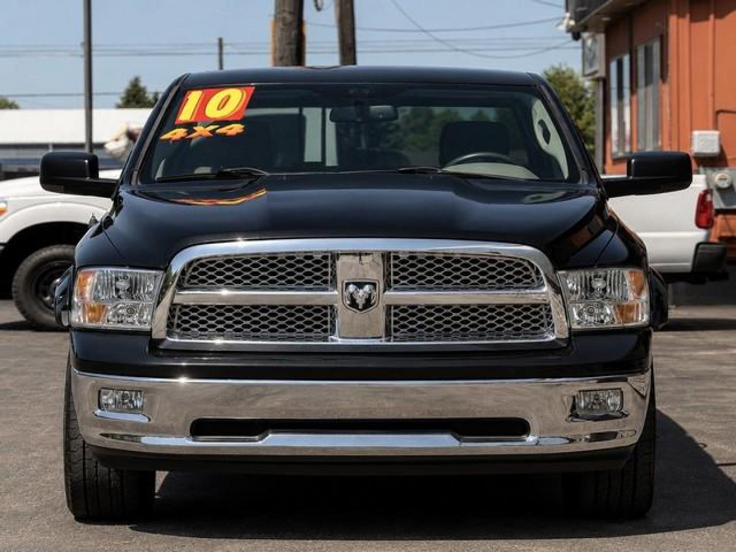 2010 BLACK DODGE RAM 1500 (1D7RV1GTXAS) with an V8,5.7L(345 CID),OHV engine, AUTOMATIC transmission, located at 14600 Frazho Road, Warren, MI, 48089, (586) 776-3400, 42.485996, -82.974220 - Photo#2