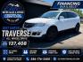 2017 WHITE /BLACK CHEVROLET TRAVERSE LT (1GNKVGKD3HJ) with an V6,3.6L(217 CID),DOHC engine, AUTOMATIC transmission, located at 14600 Frazho Road, Warren, MI, 48089, (586) 776-3400, 42.485996, -82.974220 - 2017 Chevrolet Traverse LT – Financing Available for Everyone! Looking for a reliable, spacious, and family-friendly SUV? This 2017 Chevrolet Traverse LT delivers the comfort, performance, and versatility you need. Whether you're upgrading your daily driver or need extra room for the family, th- Photo#0