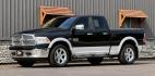 2015 BLACK FOREST GREEN RAM 1500 LARAMIE (1C6RR7JT9FS) with an V8,5.7L(345 CID),OHV engine, AUTOMATIC transmission, located at 14600 Frazho Road, Warren, MI, 48089, (586) 776-3400, 42.485996, -82.974220 - Photo#0