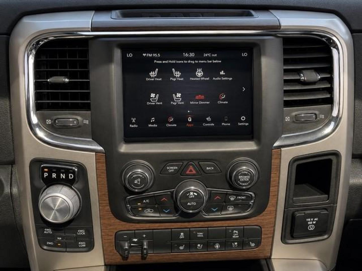 2015 BLACK FOREST GREEN RAM 1500 LARAMIE (1C6RR7JT9FS) with an V8,5.7L(345 CID),OHV engine, AUTOMATIC transmission, located at 14600 Frazho Road, Warren, MI, 48089, (586) 776-3400, 42.485996, -82.974220 - Photo#10
