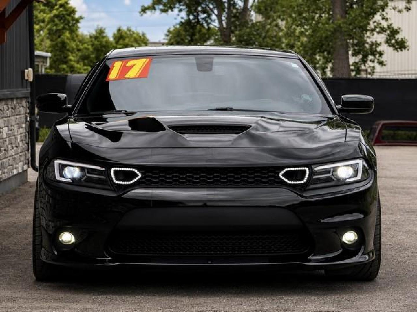 2017 BLACK DODGE CHARGER (2C3CDXGJ1HH) with an V8,6.4L(392 CID),OHV engine, AUTOMATIC transmission, located at 14600 Frazho Road, Warren, MI, 48089, (586) 776-3400, 42.485996, -82.974220- Photo#3