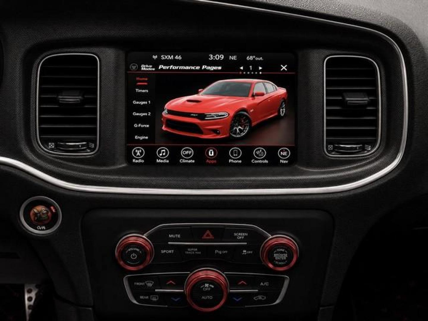 2017 BLACK DODGE CHARGER (2C3CDXGJ1HH) with an V8,6.4L(392 CID),OHV engine, AUTOMATIC transmission, located at 14600 Frazho Road, Warren, MI, 48089, (586) 776-3400, 42.485996, -82.974220- Photo#16