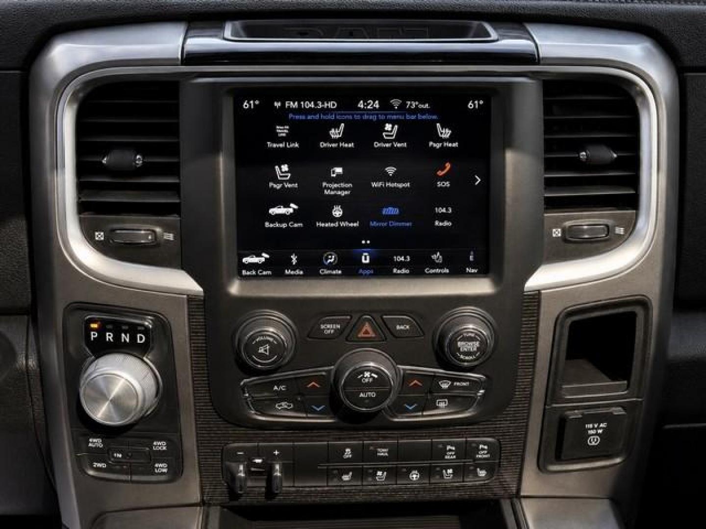 2018 WHITE RAM 1500 (1C6RR7PT2JS) with an V8,5.7L(345 CID),OHV engine, AUTOMATIC transmission, located at 14600 Frazho Road, Warren, MI, 48089, (586) 776-3400, 42.485996, -82.974220 - Photo#11