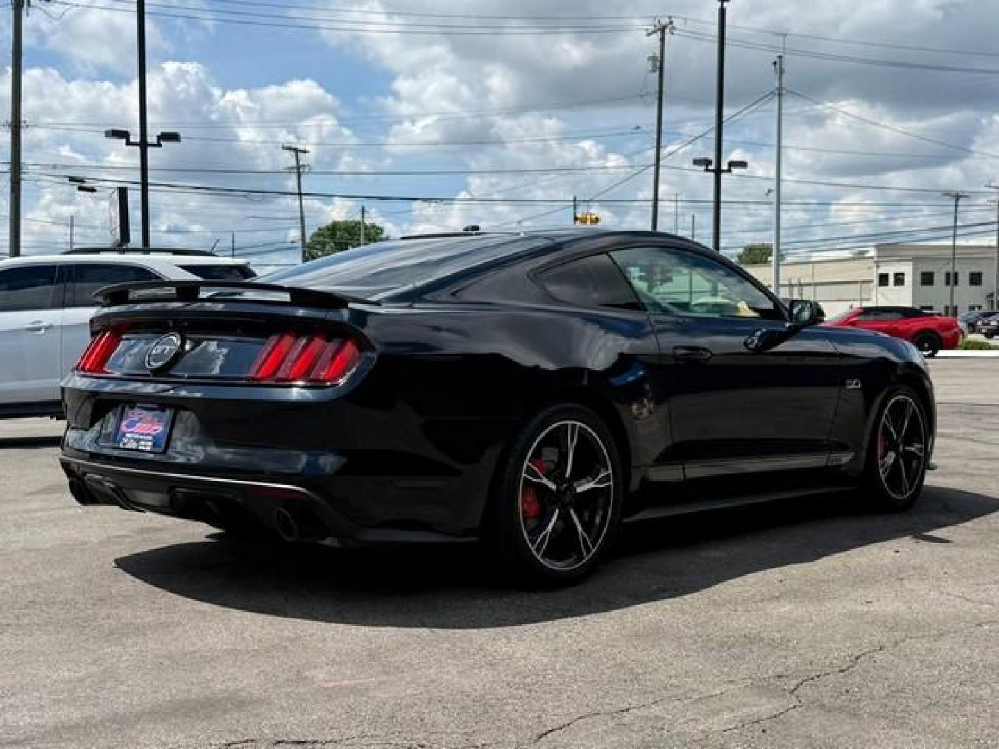 2016 BLACK FORD MUSTANG (1FA6P8CF1G5) with an V8,5.0L(302 CID),DOHC engine, AUTOMATIC transmission, located at 14600 Frazho Road, Warren, MI, 48089, (586) 776-3400, 42.485996, -82.974220 - Photo#4