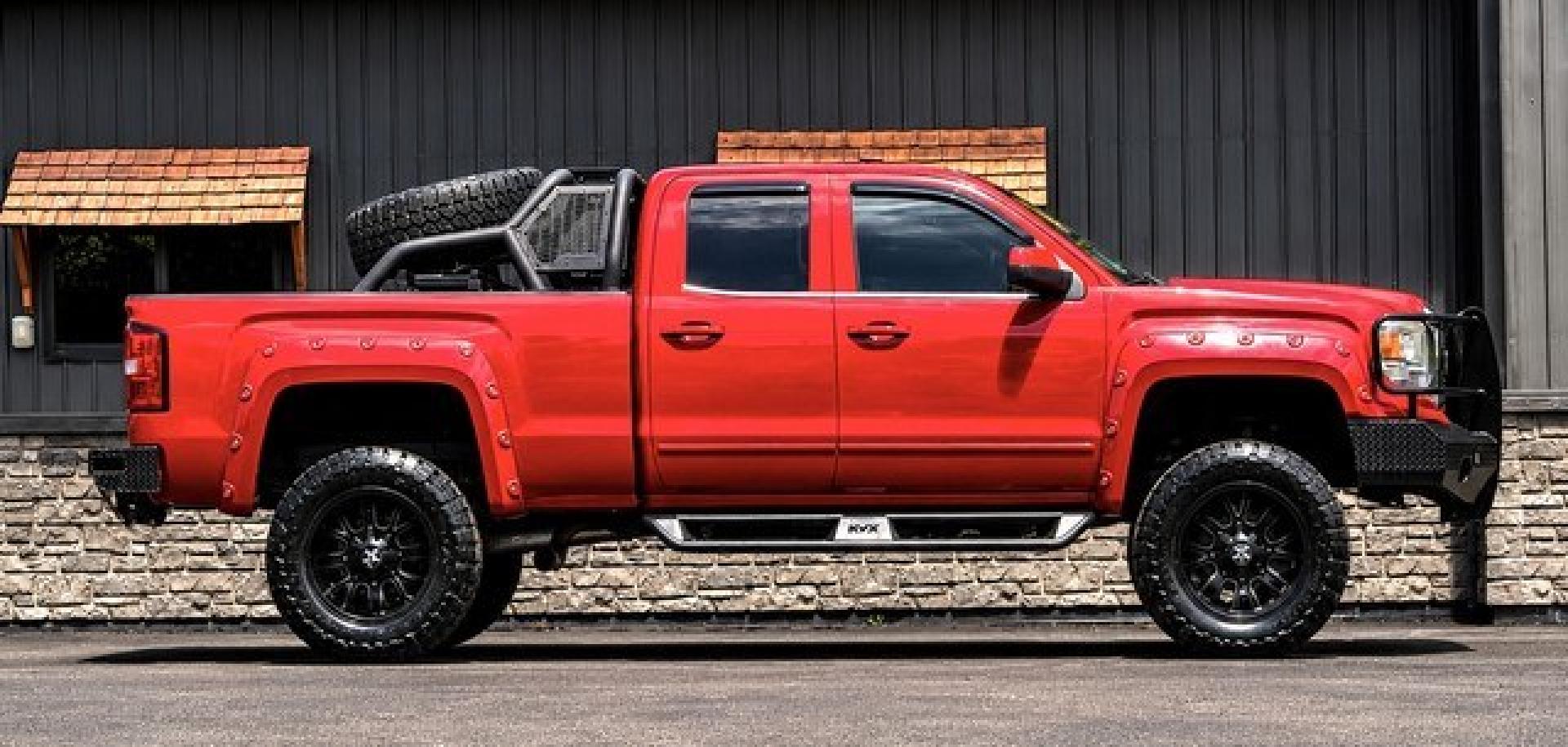 2015 RED GMC SIERRA 1500 (1GTV2UEC2FZ) with an V8,5.3L(325 CID),OHV engine, AUTOMATIC transmission, located at 14600 Frazho Road, Warren, MI, 48089, (586) 776-3400, 42.485996, -82.974220- Photo#3