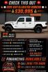 2020 WHITE JEEP GLADIATOR (1C6JJTBG8LL) with an V6,3.6L(220 CID),DOHC engine, AUTOMATIC transmission, located at 14600 Frazho Road, Warren, MI, 48089, (586) 776-3400, 42.485996, -82.974220- Photo#0