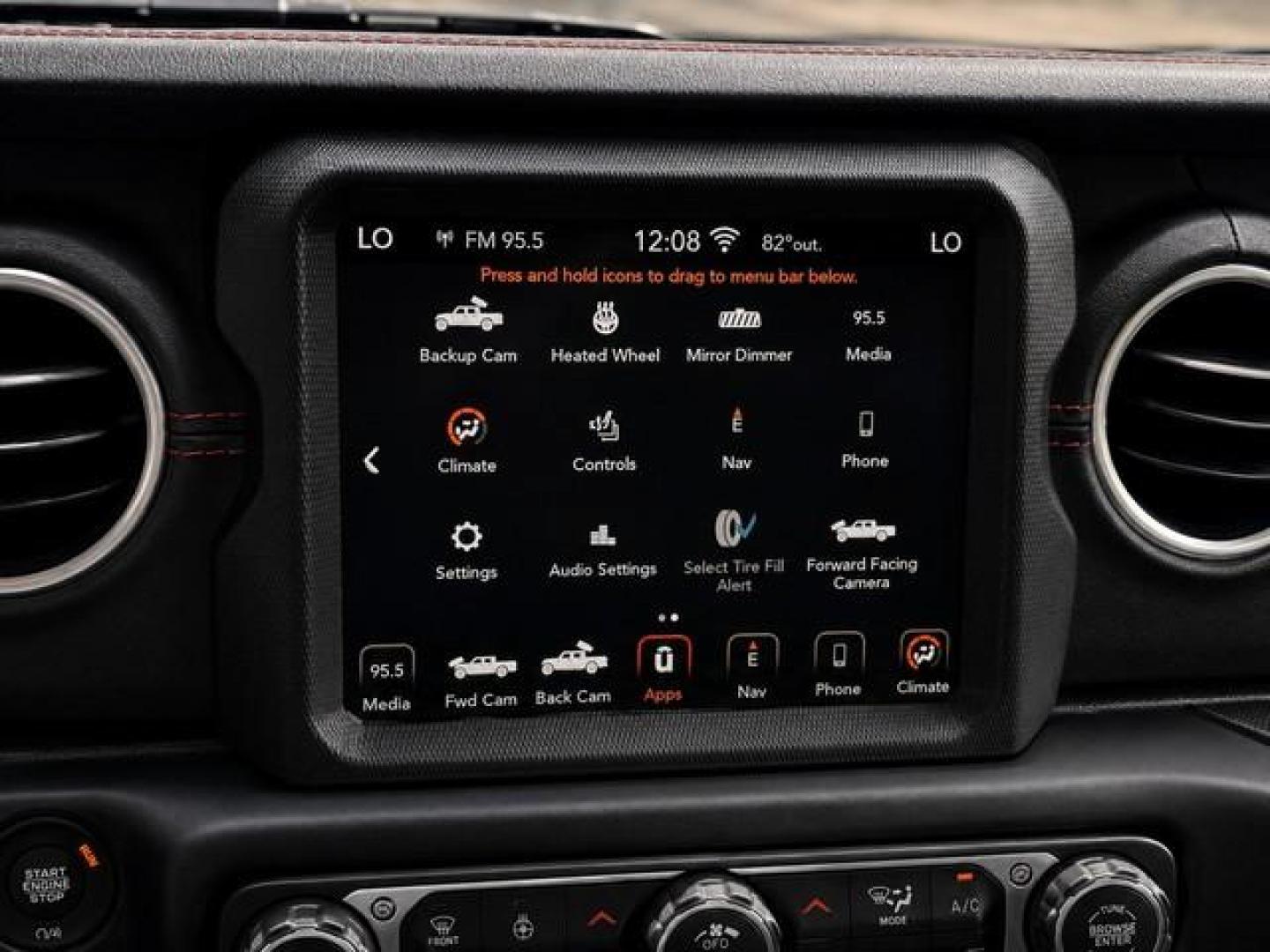 2020 WHITE JEEP GLADIATOR (1C6JJTBG8LL) with an V6,3.6L(220 CID),DOHC engine, AUTOMATIC transmission, located at 14600 Frazho Road, Warren, MI, 48089, (586) 776-3400, 42.485996, -82.974220- Photo#19