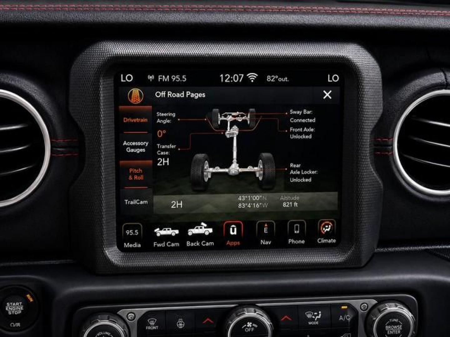 2020 WHITE JEEP GLADIATOR (1C6JJTBG8LL) with an V6,3.6L(220 CID),DOHC engine, AUTOMATIC transmission, located at 14600 Frazho Road, Warren, MI, 48089, (586) 776-3400, 42.485996, -82.974220- Photo#20