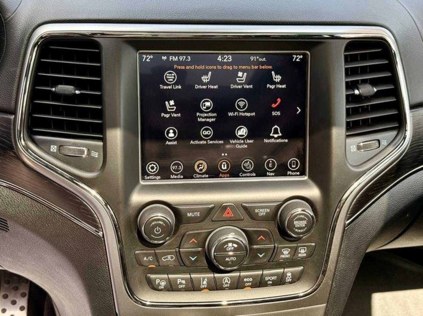 2018 BILLIT GRAY JEEP GRAND CHEROKEE (1C4RJFCG6JC) with an V6,3.6L(220 CID),DOHC engine, AUTOMATIC transmission, located at 14600 Frazho Road, Warren, MI, 48089, (586) 776-3400, 42.485996, -82.974220- Photo#10