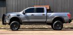 2018 GRAY NISSAN TITAN XD (1N6BA1F41JN) with an V8,5.0L(305 CID),DOHC engine, AUTOMATIC transmission, located at 14600 Frazho Road, Warren, MI, 48089, (586) 776-3400, 42.485996, -82.974220- Photo#3