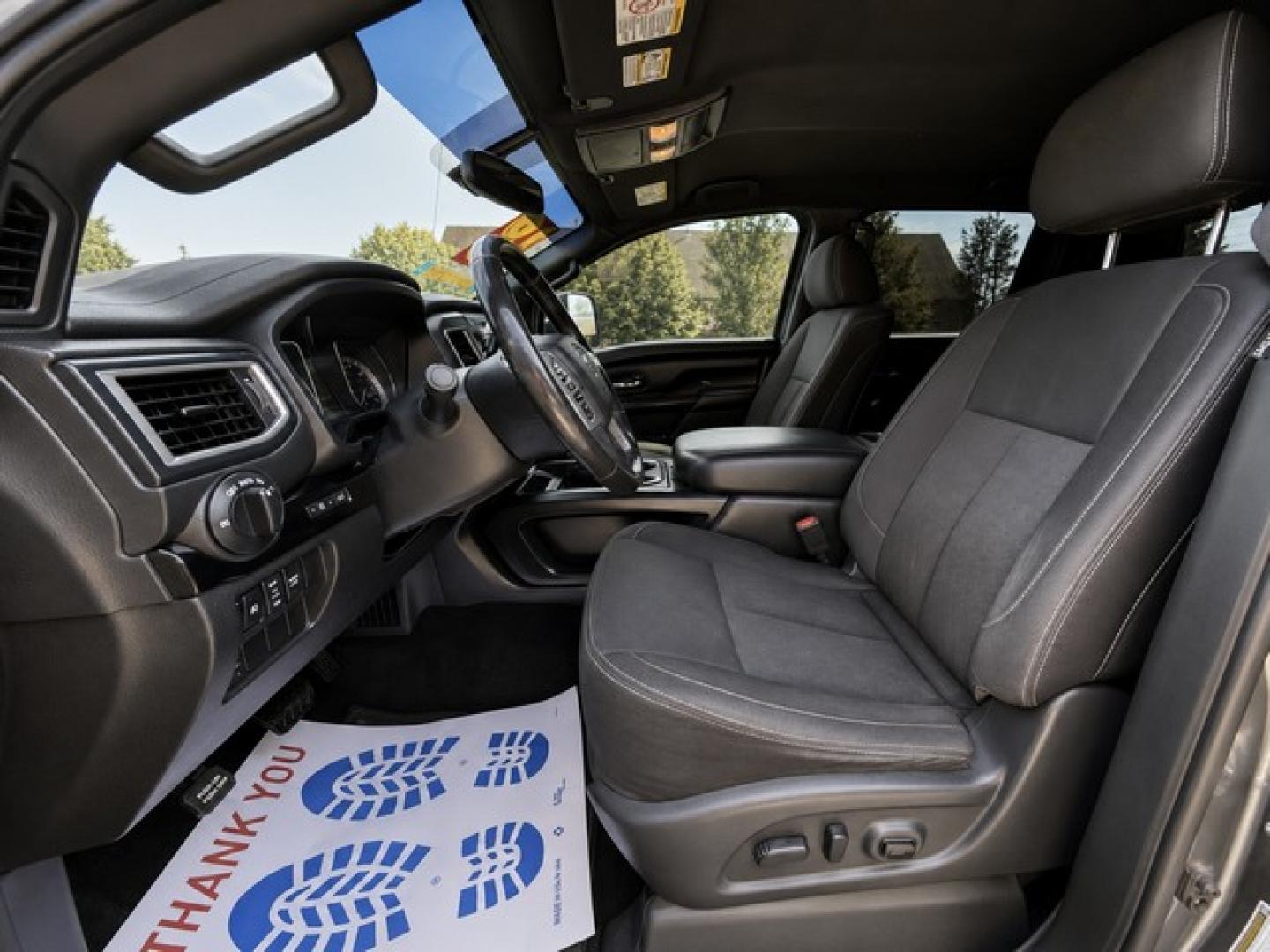 2018 GRAY NISSAN TITAN XD (1N6BA1F41JN) with an V8,5.0L(305 CID),DOHC engine, AUTOMATIC transmission, located at 14600 Frazho Road, Warren, MI, 48089, (586) 776-3400, 42.485996, -82.974220- Photo#9