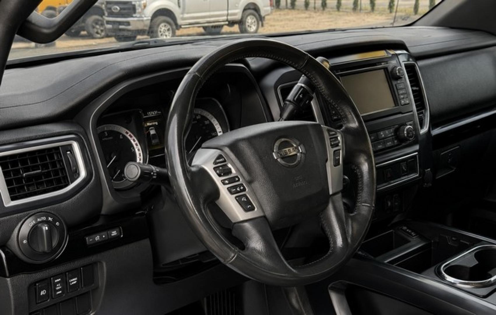 2018 GRAY NISSAN TITAN XD (1N6BA1F41JN) with an V8,5.0L(305 CID),DOHC engine, AUTOMATIC transmission, located at 14600 Frazho Road, Warren, MI, 48089, (586) 776-3400, 42.485996, -82.974220- Photo#11