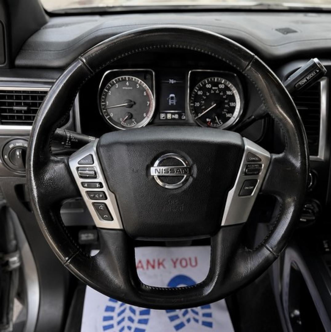 2018 GRAY NISSAN TITAN XD (1N6BA1F41JN) with an V8,5.0L(305 CID),DOHC engine, AUTOMATIC transmission, located at 14600 Frazho Road, Warren, MI, 48089, (586) 776-3400, 42.485996, -82.974220- Photo#12