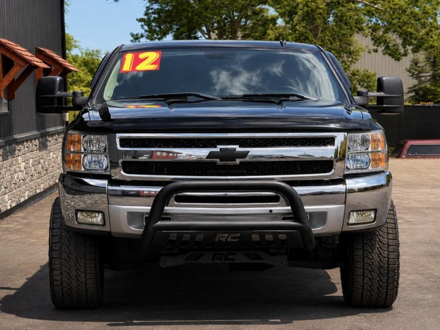 2012 BLACK CHEVROLET SILVERADO 1500 (1GCPKSE71CF) with an V8,5.3L(325 CID),OHV engine, AUTOMATIC transmission, located at 14600 Frazho Road, Warren, MI, 48089, (586) 776-3400, 42.485996, -82.974220- Photo#4