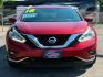 2018 RED NISSAN MURANO (5N1AZ2MH5JN) with an V6,3.5L( CID),DOHC engine, AUTOMATIC transmission, located at 14600 Frazho Road, Warren, MI, 48089, (586) 776-3400, 42.485996, -82.974220- Photo#2