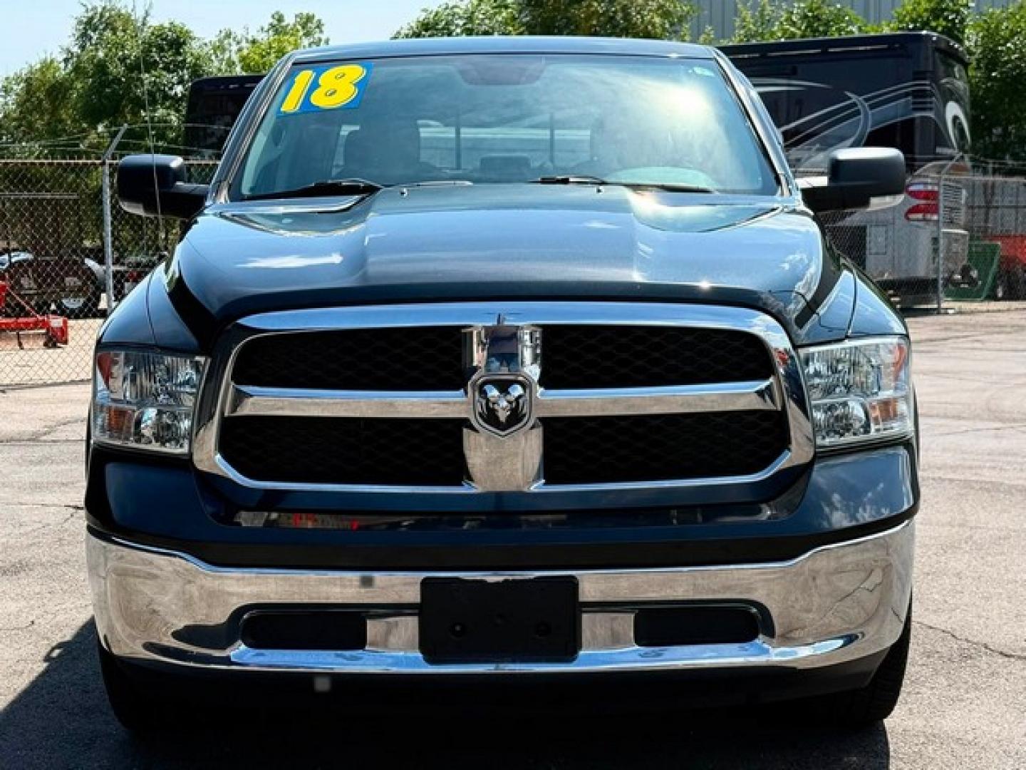 2018 BLACK RAM 1500 (1C6RR7LT6JS) with an V8,5.7L(345 CID),OHV engine, AUTOMATIC transmission, located at 14600 Frazho Road, Warren, MI, 48089, (586) 776-3400, 42.485996, -82.974220- Photo#2