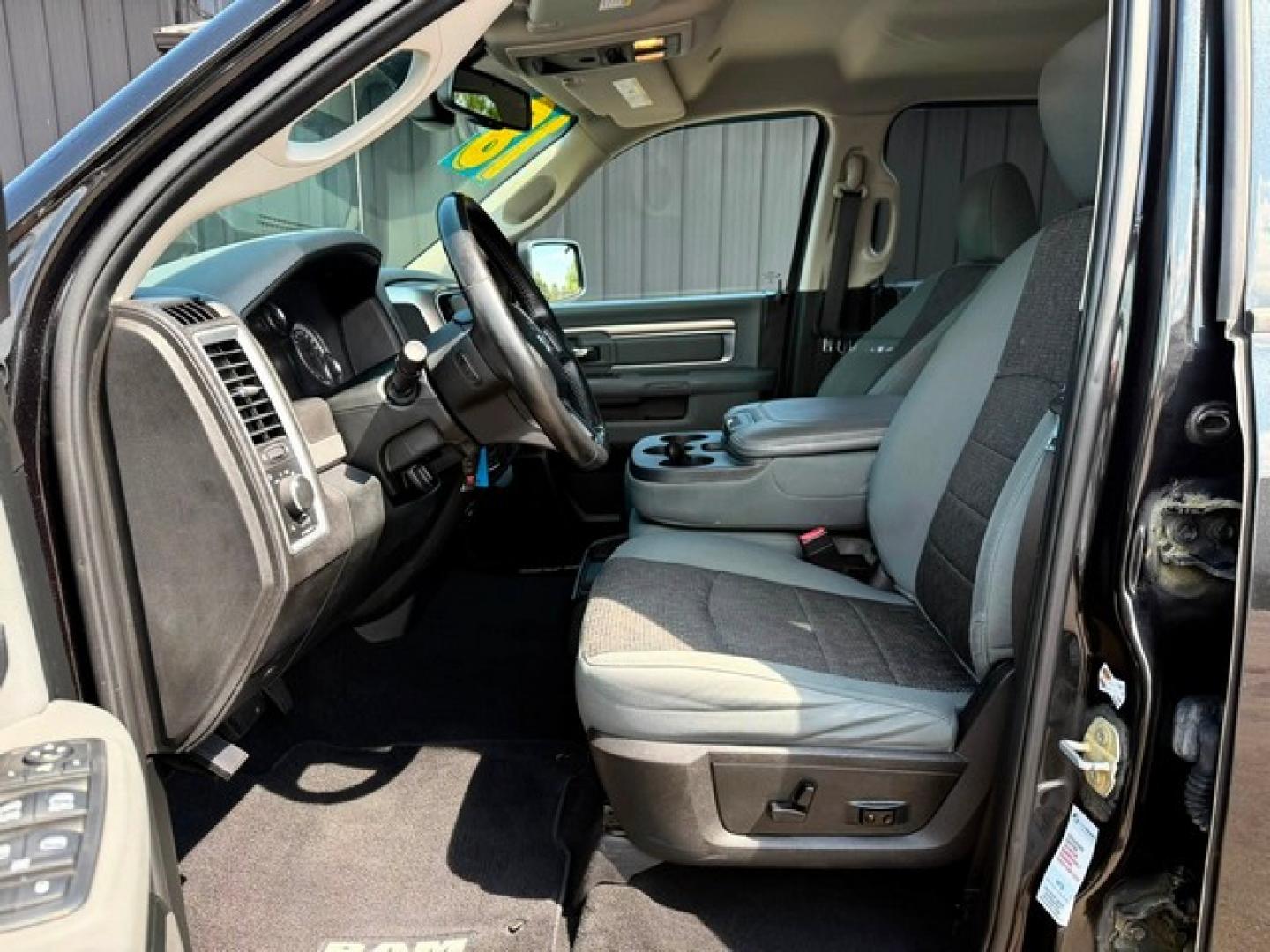 2018 BLACK RAM 1500 (1C6RR7LT6JS) with an V8,5.7L(345 CID),OHV engine, AUTOMATIC transmission, located at 14600 Frazho Road, Warren, MI, 48089, (586) 776-3400, 42.485996, -82.974220- Photo#9