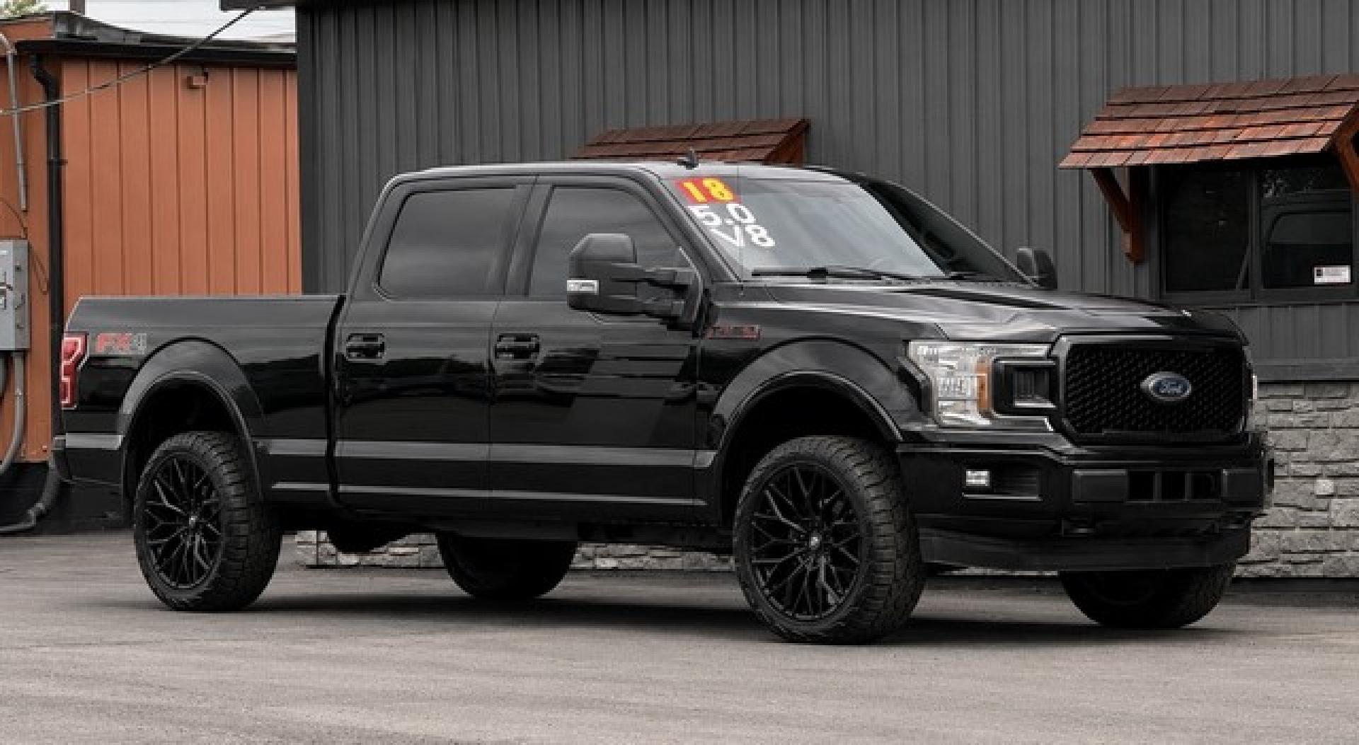 2018 SHADOW BLACK FORD F-150 (1FTFW1E52JF) with an V8,5.0L(302 CID),DOHC engine, AUTOMATIC transmission, located at 14600 Frazho Road, Warren, MI, 48089, (586) 776-3400, 42.485996, -82.974220- Photo#3