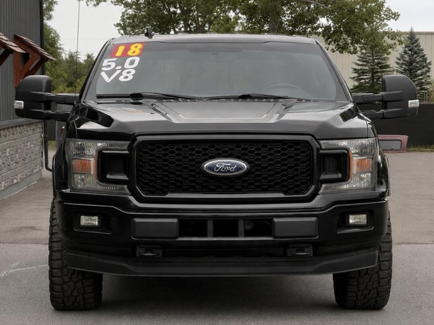 2018 SHADOW BLACK FORD F-150 (1FTFW1E52JF) with an V8,5.0L(302 CID),DOHC engine, AUTOMATIC transmission, located at 14600 Frazho Road, Warren, MI, 48089, (586) 776-3400, 42.485996, -82.974220- Photo#5
