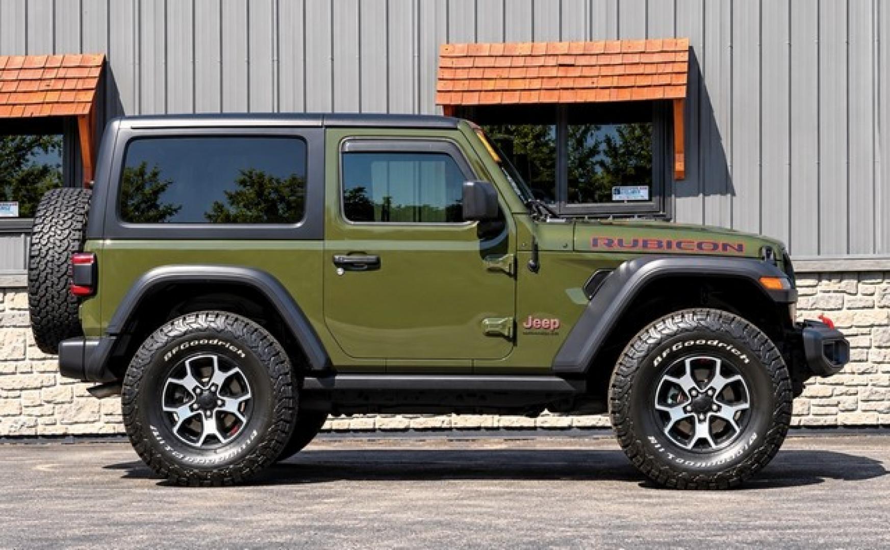 2022 GREEN JEEP WRANGLER (1C4HJXCG1NW) with an V6,3.6L(220 CID), engine, MANUAL transmission, located at 14600 Frazho Road, Warren, MI, 48089, (586) 776-3400, 42.485996, -82.974220- Photo#2